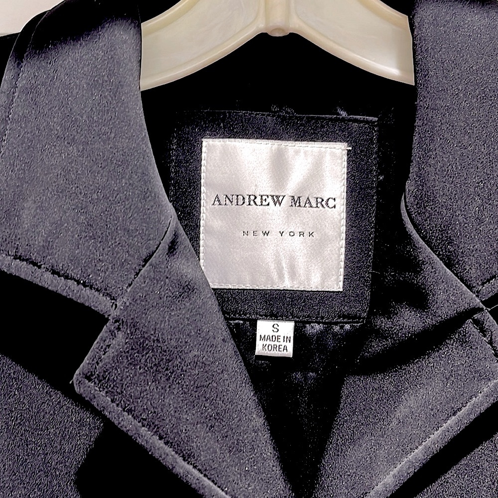 ANDREW MARC OF NY RAIN/TRENCH COAT
